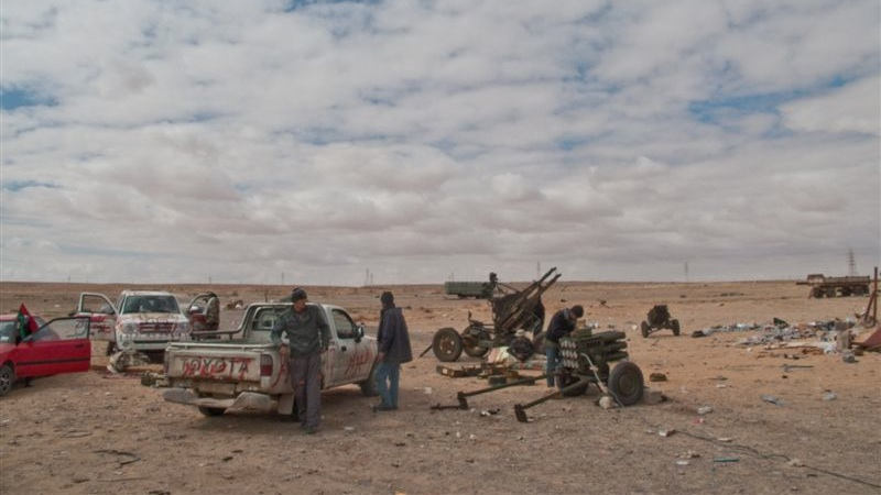 Illustration for article titled These are the trucks that power the Libyan Rebels